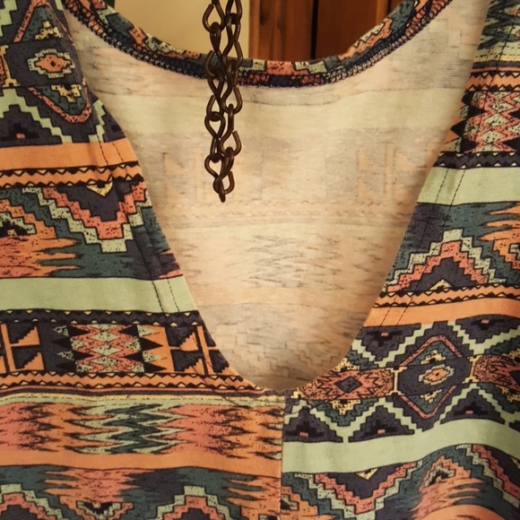 Females  Sunset Plaza  Aztec Tank Dress - Picture 3 of 8